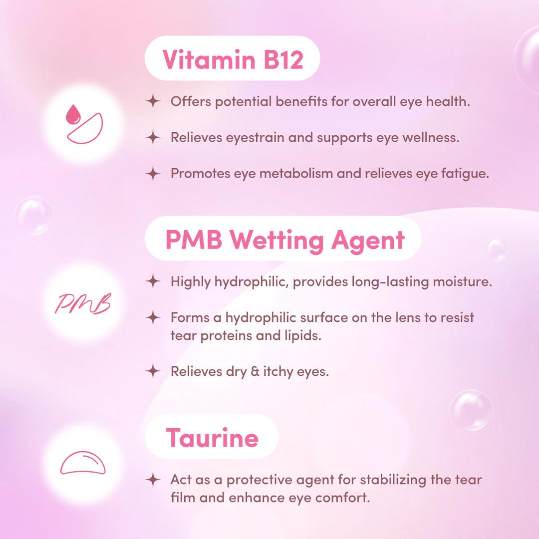 Glowly Brown-Mi Tesoro Monthly Color Con 2pcs (Eff dia:16mm)