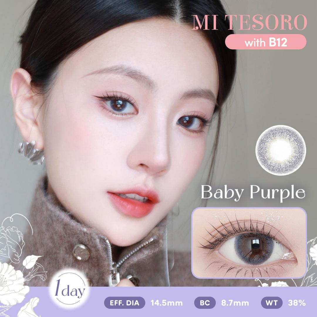 Baby Purple-Mi Tesoro 1 Day Color Con 10pcs (Eff Dia:14.5mm)