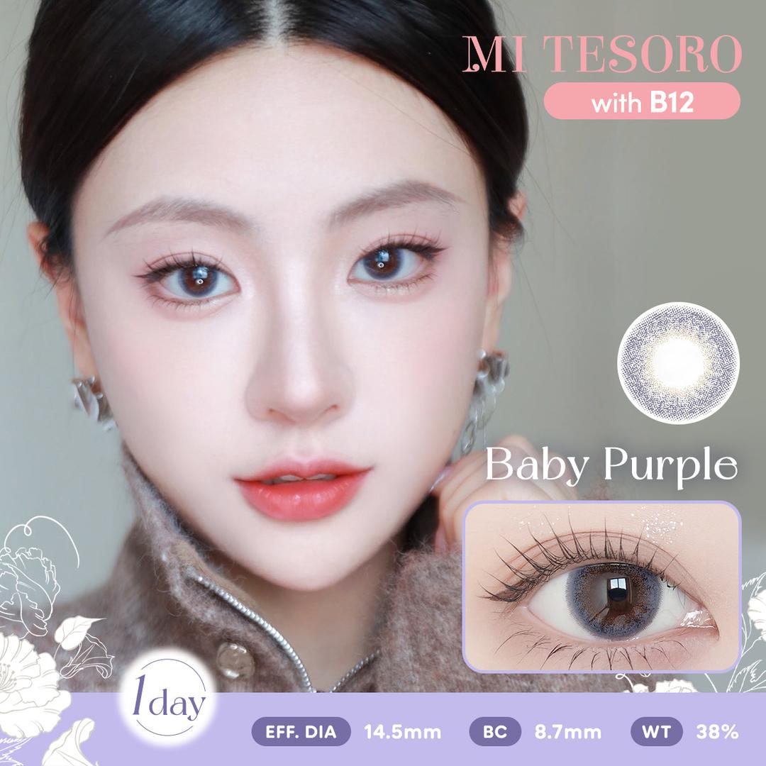 Baby Purple-Mi Tesoro 1 Day Color Con 10pcs (Eff Dia:14.5mm)