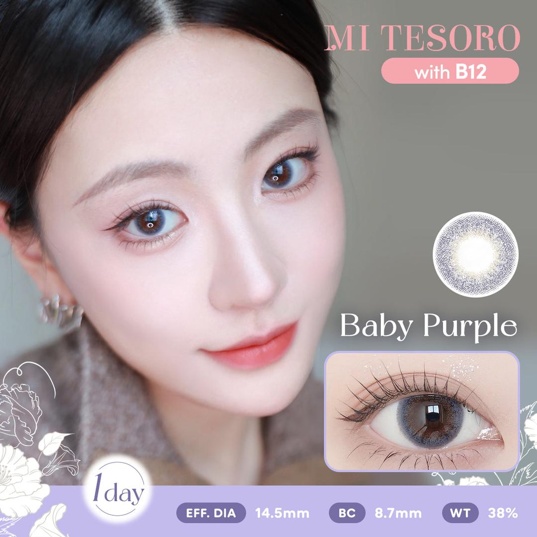 Baby Purple-Mi Tesoro 1 Day Color Con 10pcs (Eff Dia:14.5mm)