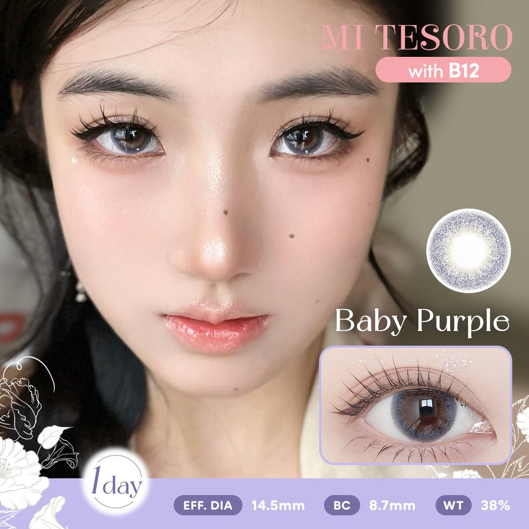 Baby Purple-Mi Tesoro 1 Day Color Con 10pcs (Eff Dia:14.5mm)