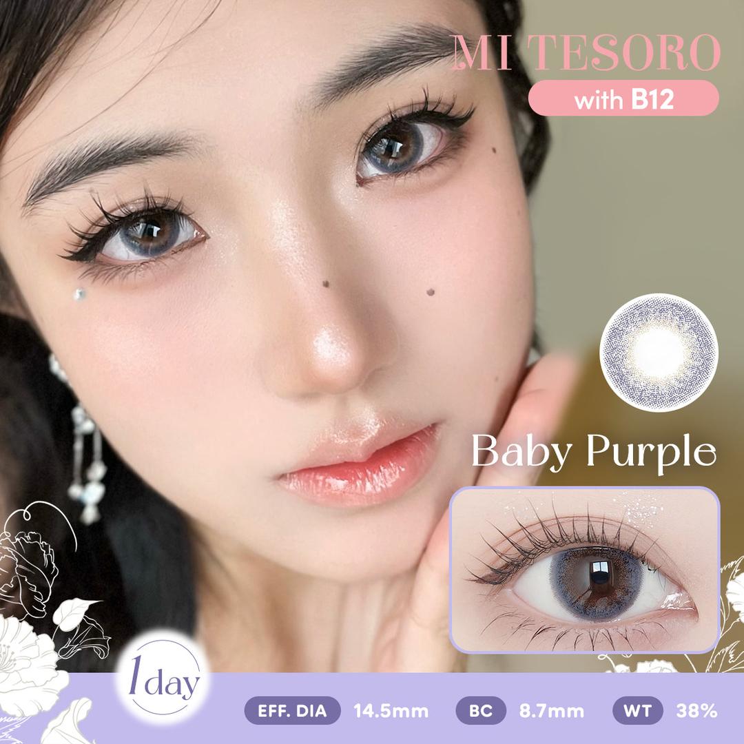 Baby Purple-Mi Tesoro 1 Day Color Con 10pcs (Eff Dia:14.5mm)