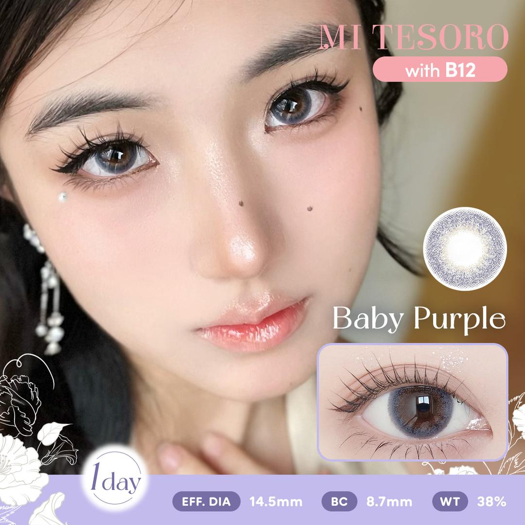 Baby Purple-Mi Tesoro 1 Day Color Con 10pcs (Eff Dia:14.5mm)