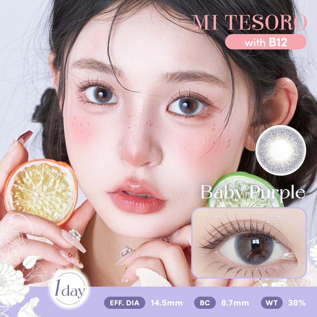 Baby Purple-Mi Tesoro 1 Day Color Con 10pcs (Eff Dia:14.5mm)
