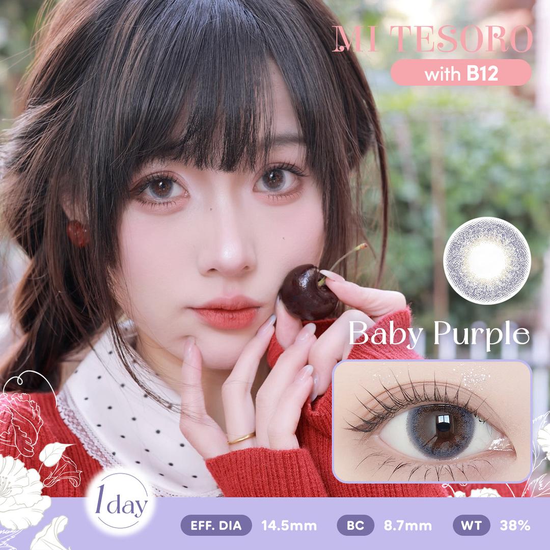 Baby Purple-Mi Tesoro 1 Day Color Con 10pcs (Eff Dia:14.5mm)