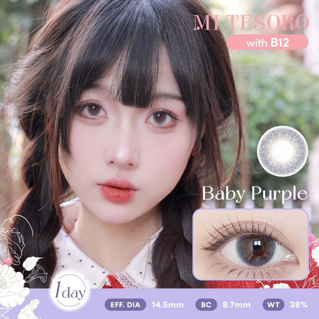 Baby Purple-Mi Tesoro 1 Day Color Con 10pcs (Eff Dia:14.5mm)