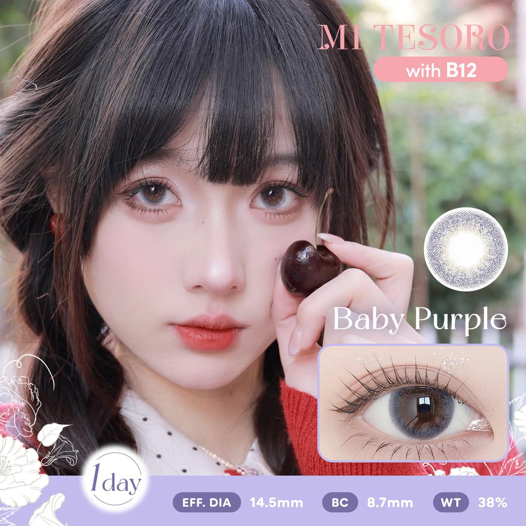 Baby Purple-Mi Tesoro 1 Day Color Con 10pcs (Eff Dia:14.5mm)