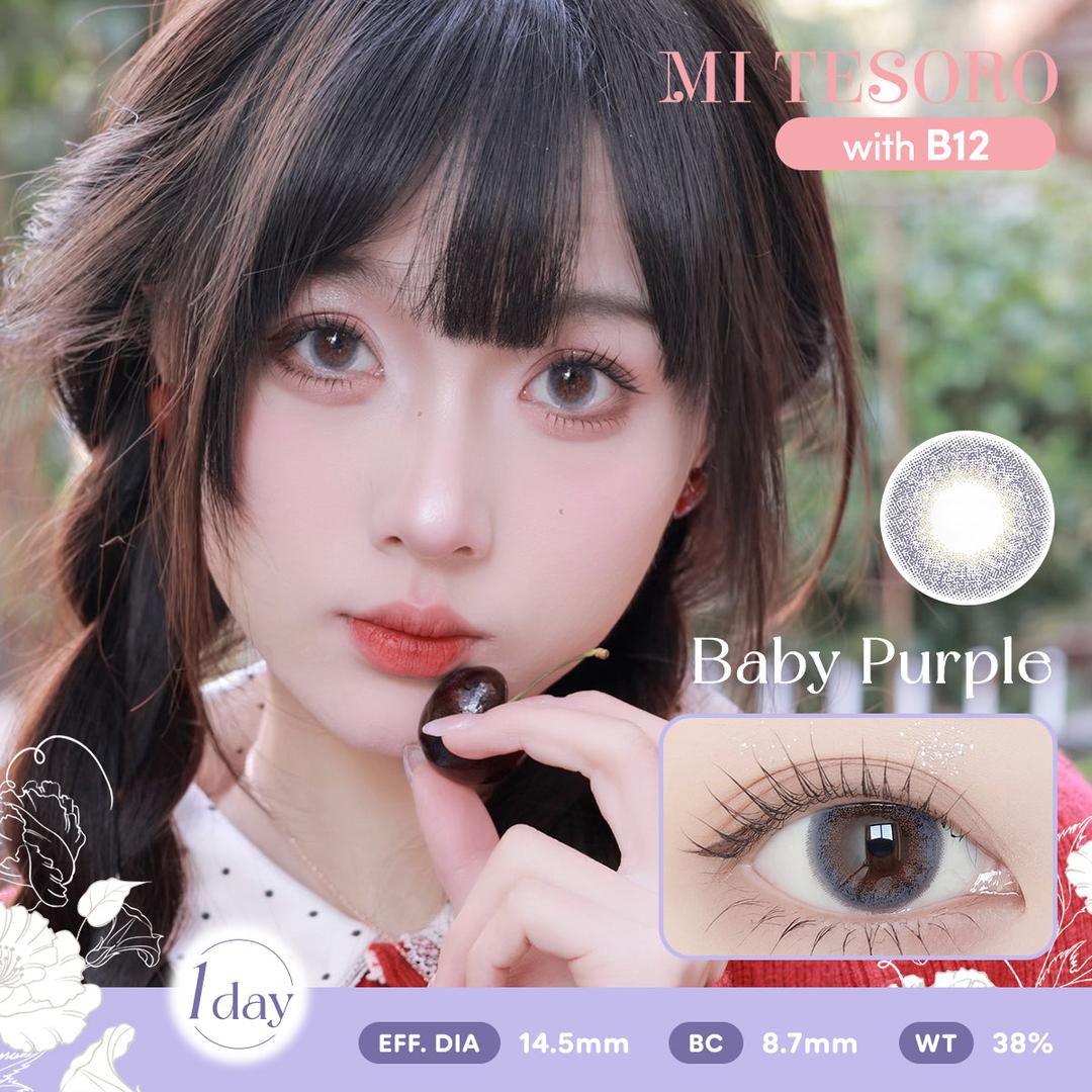 Baby Purple-Mi Tesoro 1 Day Color Con 10pcs (Eff Dia:14.5mm)