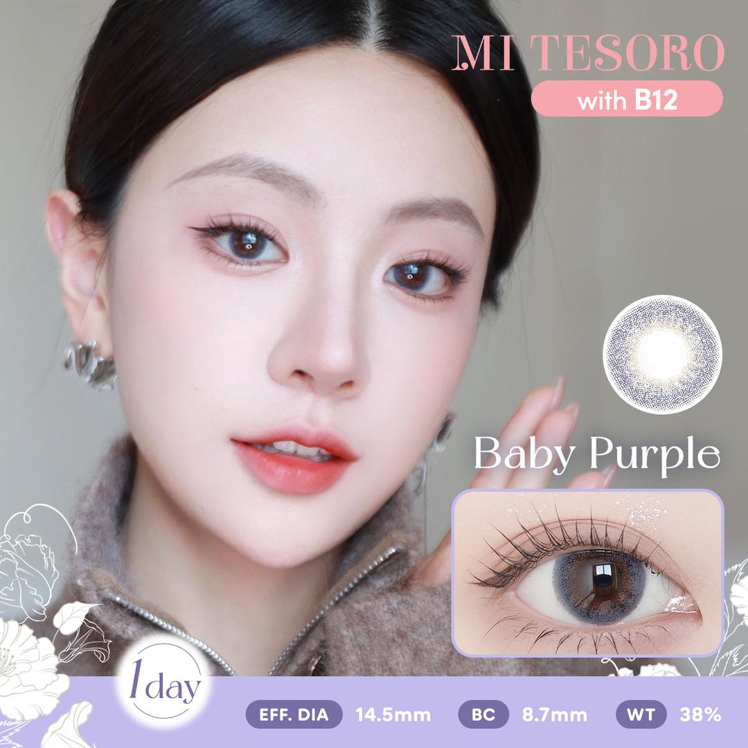 Baby Purple-Mi Tesoro 1 Day Color Con 10pcs (Eff Dia:14.5mm)