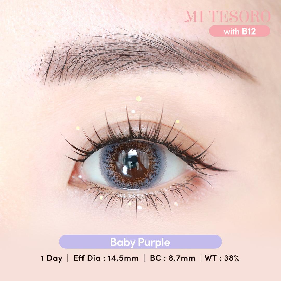 Baby Purple-Mi Tesoro 1 Day Color Con 10pcs (Eff Dia:14.5mm)