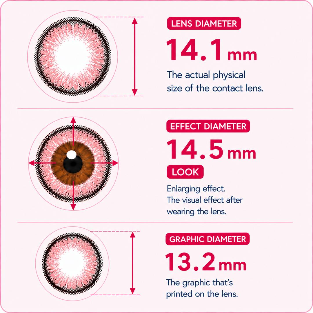 (Trial Pack)Meteorite Black-Mi Tesoro 1 Day Color Con 2pcs (Eff dia:14.5mm)