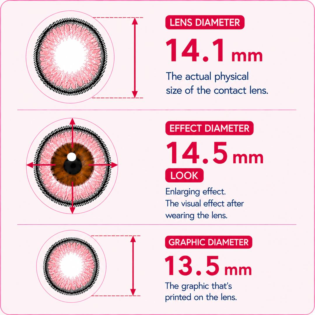Milky Silver-Mi Tesoro Monthly Color Con 2pcs (Eff Dia:14.5mm)