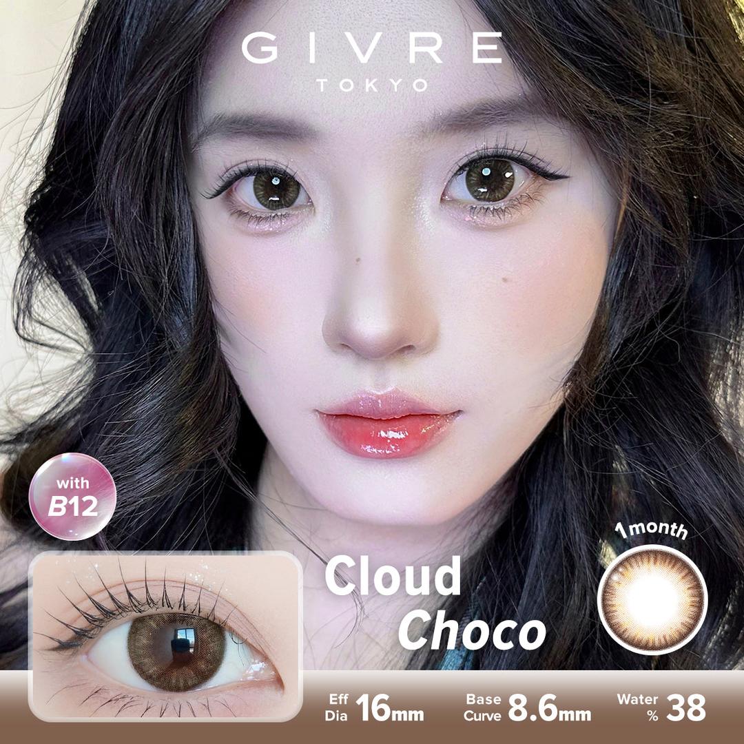 Cloud Choco-Givre Monthly Color Con 2pcs (Eff Dia:15mm)