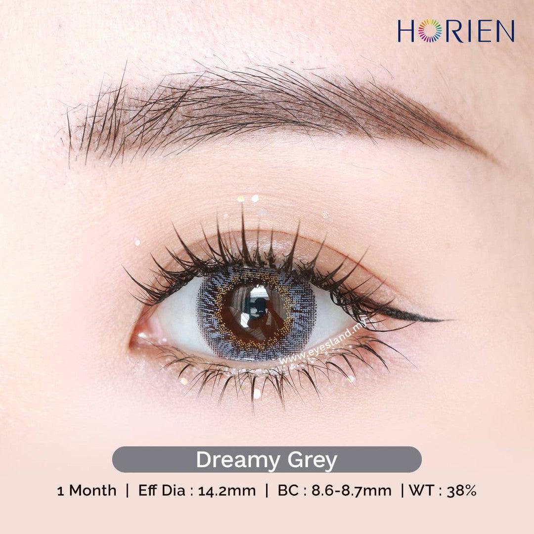 Dreamy Grey-Eye Secret 38% Monthly Color Lens 2pcs (Eff dia:14.2mm)
