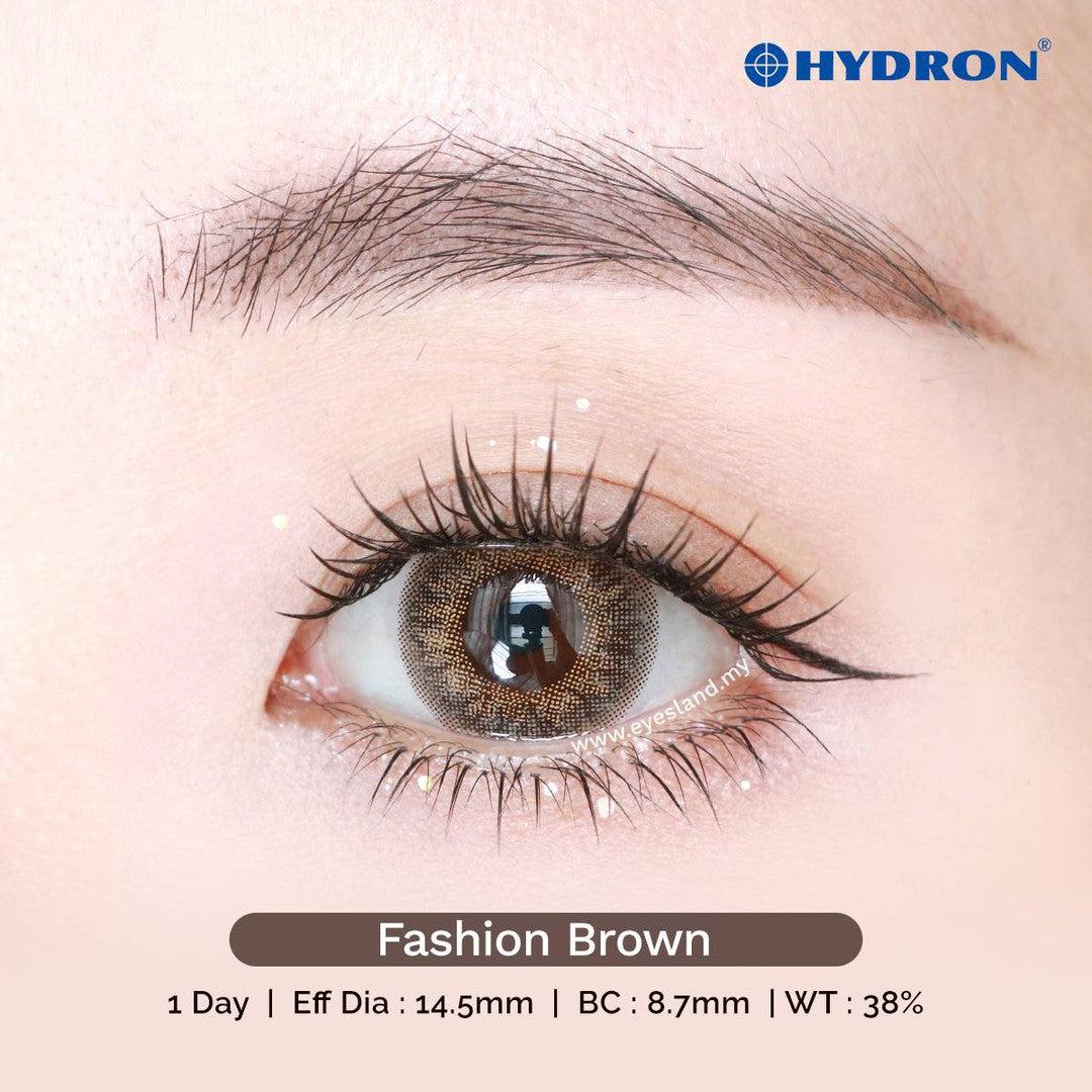 Fashion Brown-Star Shine 1 Day Color Contact Lenses 10pcs (Eff dia:14.5mm)