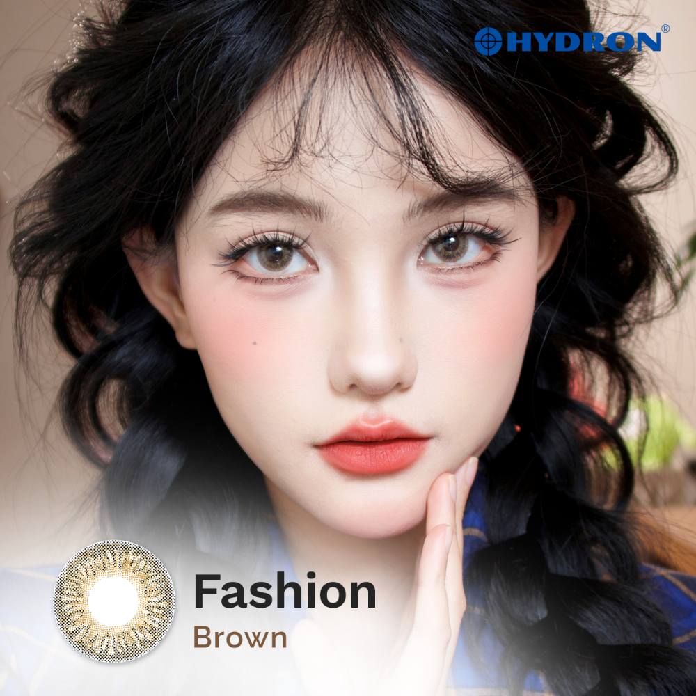 Fashion Brown-Star Shine 1 Day Color Contact Lenses 10pcs (Eff dia:14.5mm)