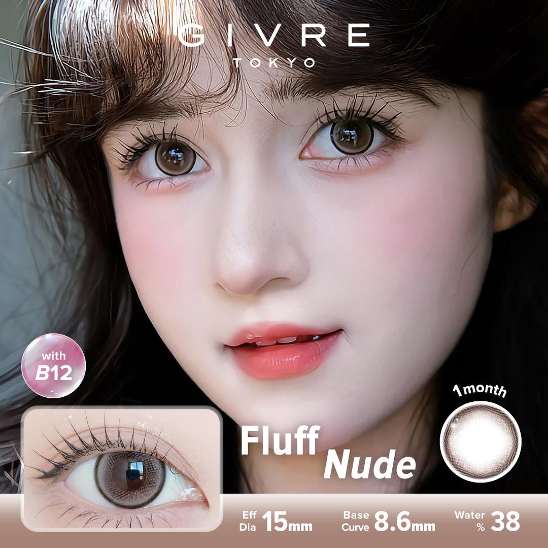 Fluff Nude-Givre Monthly Color Con 2pcs (Eff Dia:15mm)