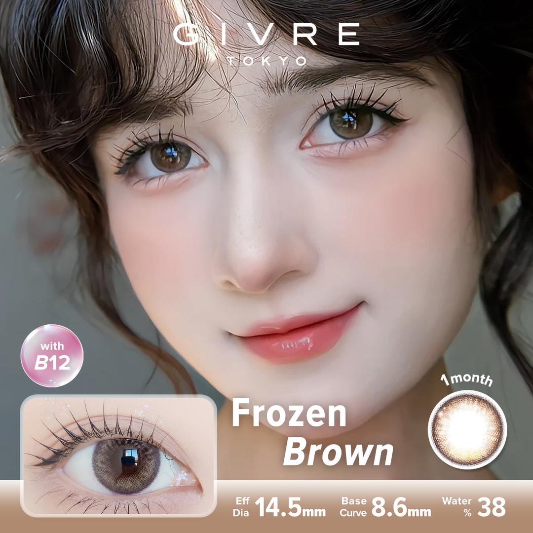 Frozen Brown-Givre Monthly Color Con 2pcs (Eff Dia:14.5mm)