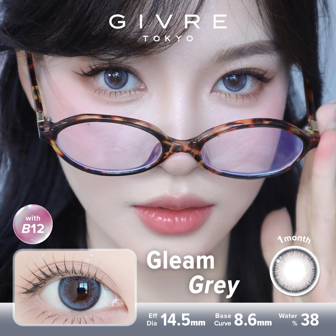 Gleam Grey-Givre Monthly Color Con 2pcs (Eff Dia:14.5mm)