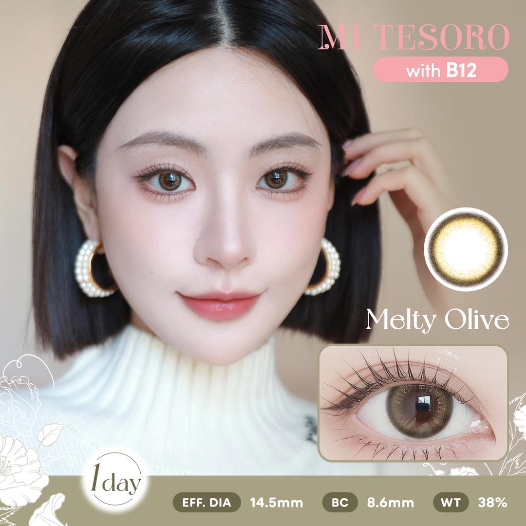 Melty Olive-Mi Tesoro 1 Day Color Con 10pcs (Eff dia:14.5mm)