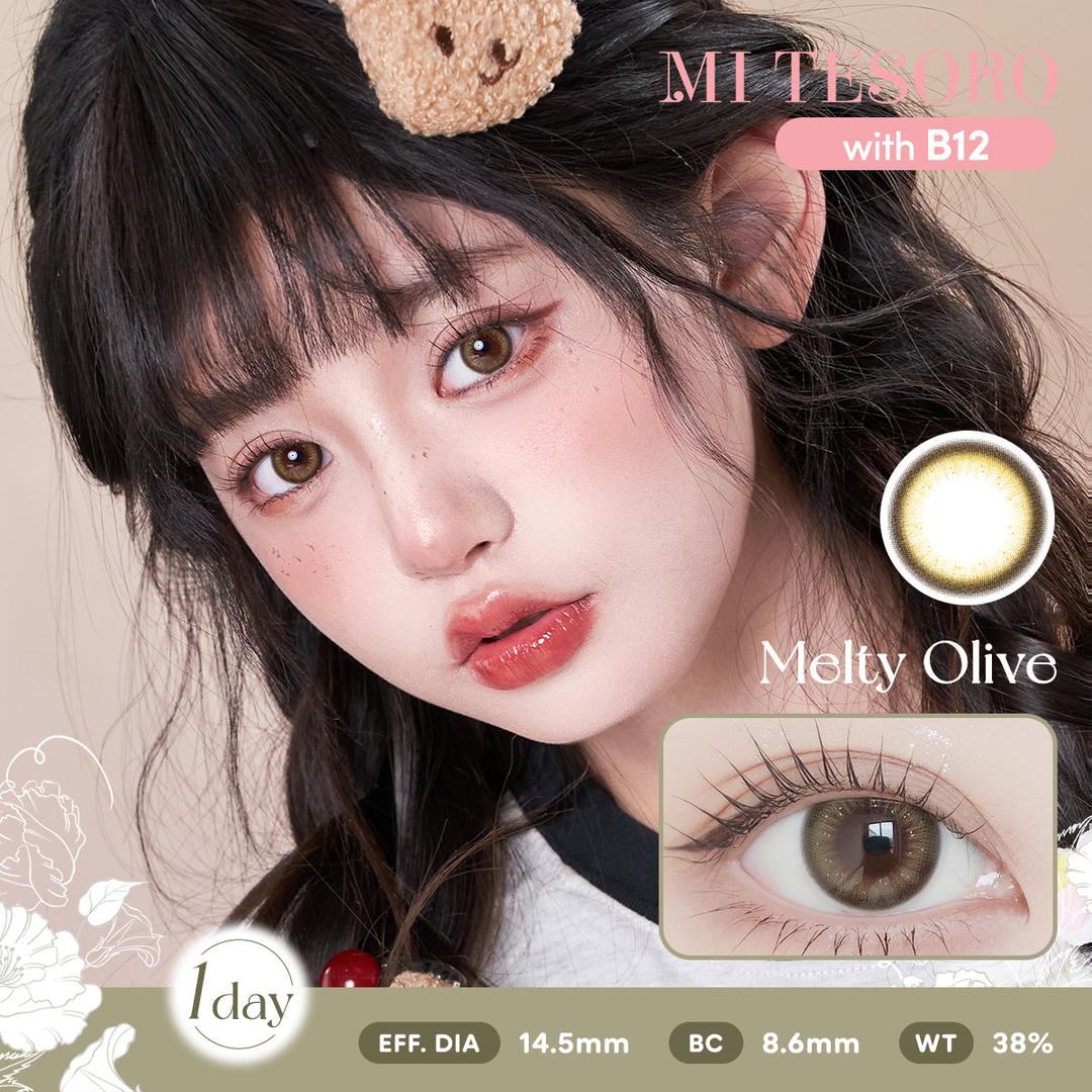 Melty Olive-Mi Tesoro 1 Day Color Con 10pcs (Eff dia:14.5mm)