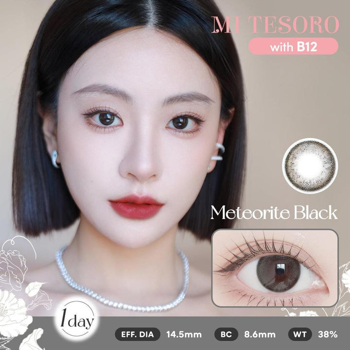 (Trial Pack)Meteorite Black-Mi Tesoro 1 Day Color Con 2pcs