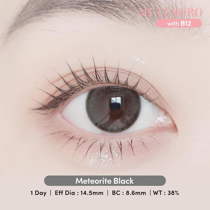 (Trial Pack)Meteorite Black-Mi Tesoro 1 Day Color Con 2pcs