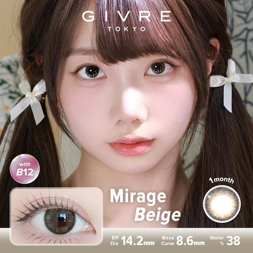 Mirage Beige-Givre Monthly Color Con 2pcs (Eff Dia:14.2mm)