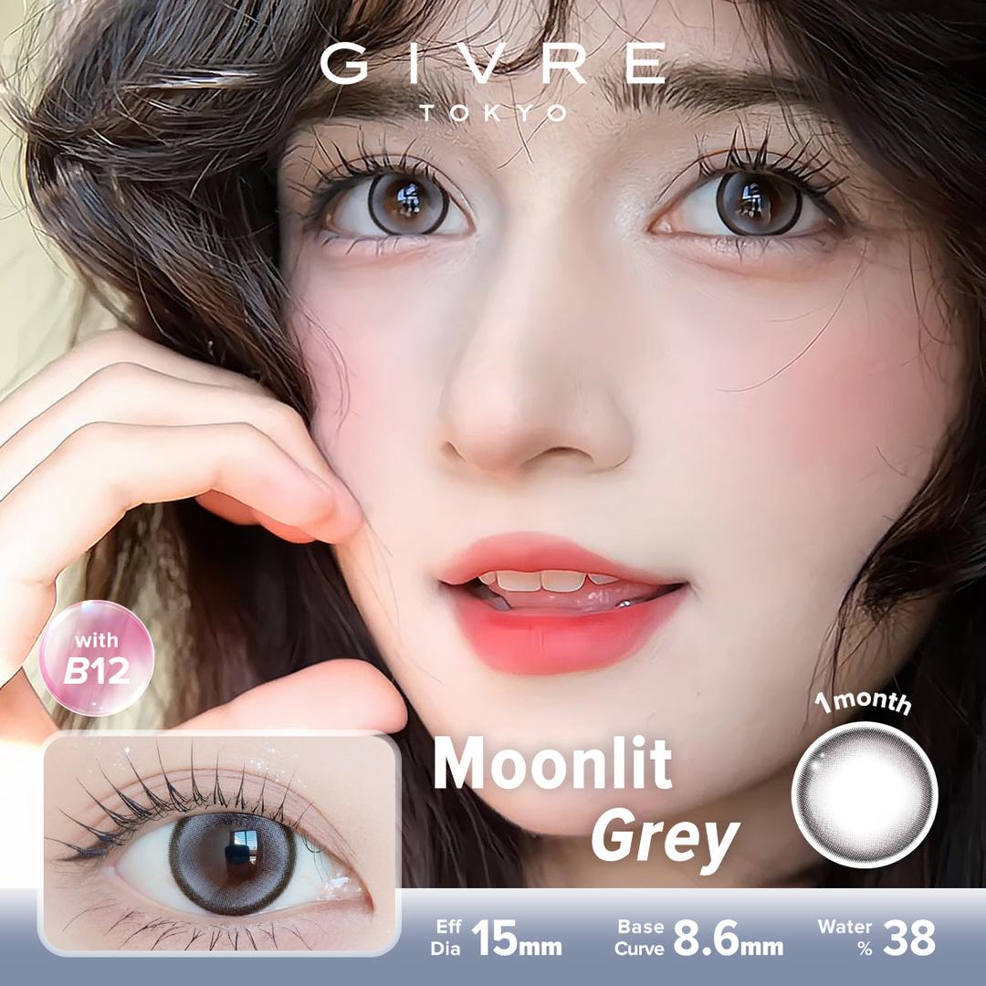 Moonlit Grey-Givre Monthly Color Con 2pcs (Eff Dia:15mm)