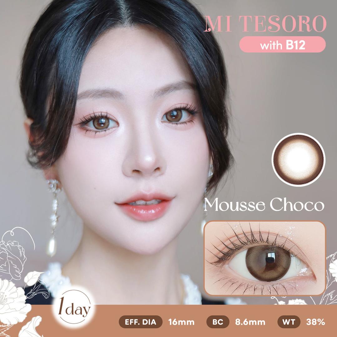 Mousse Choco-Mi Tesoro 1 Day Color Con 10pcs (Eff dia:16mm)