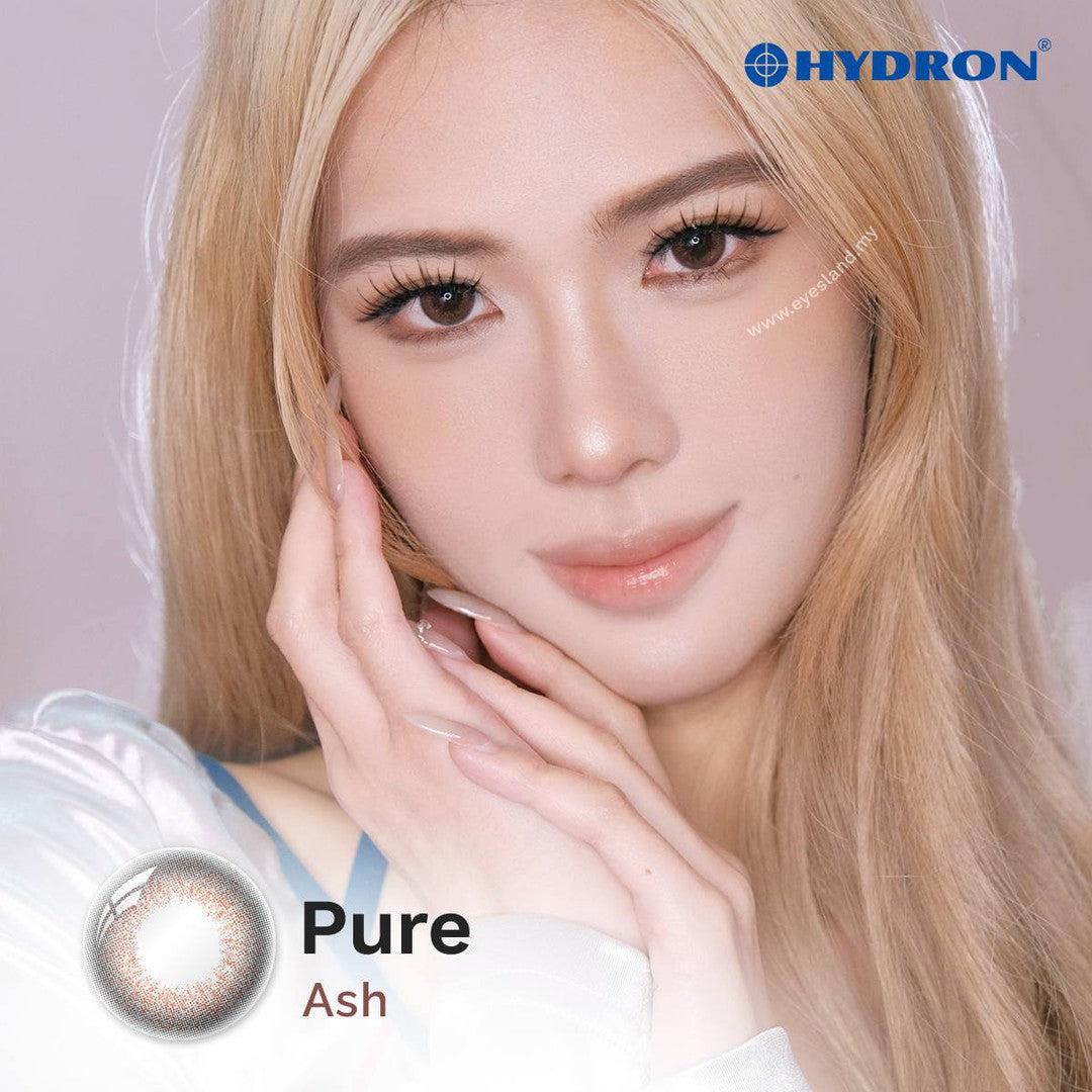 Pure Ash-Pure Plus Silicone Hydrogel 1 Day Color Contact Lens 10pcs (Eff dia:14.5mm)