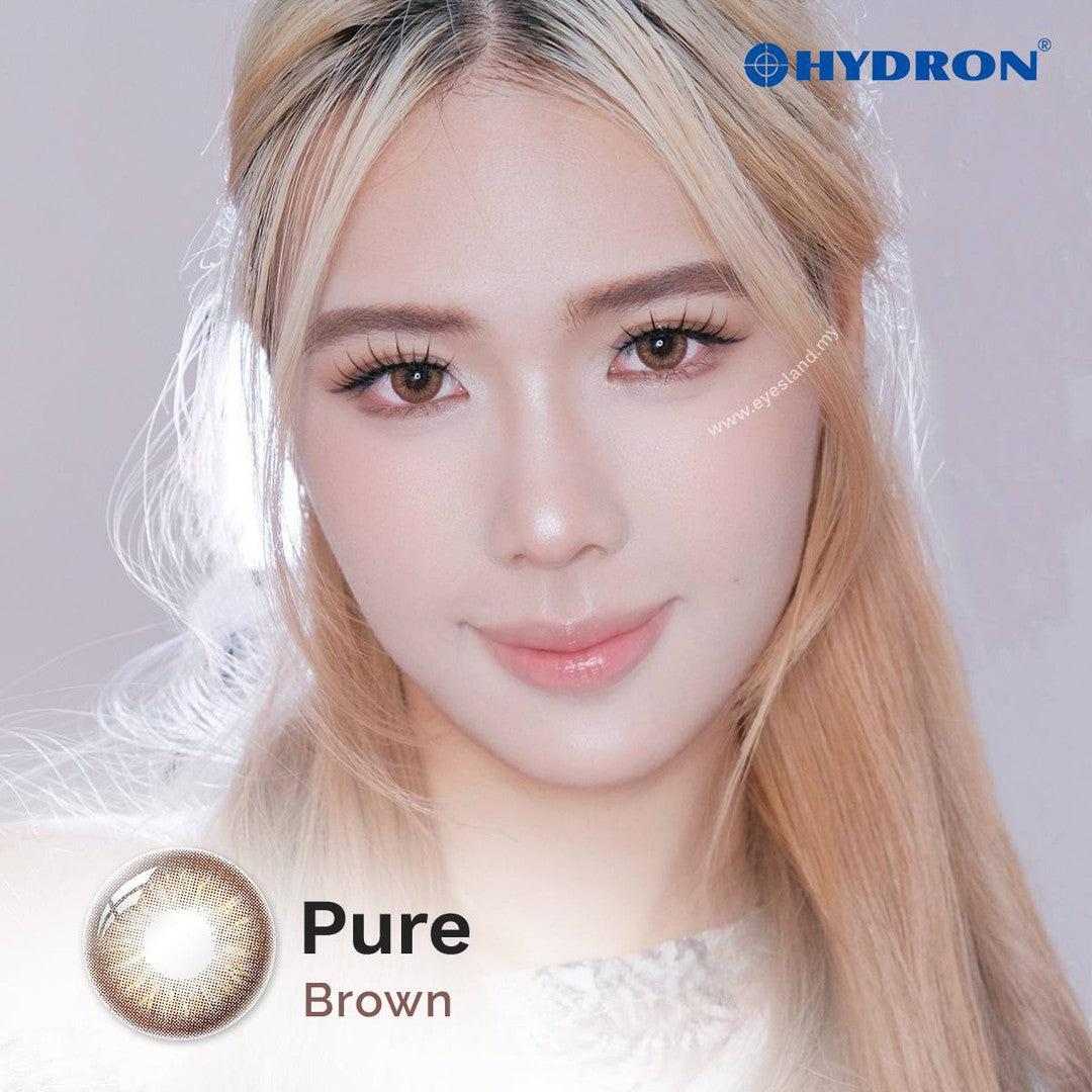 Pure Brown-Pure Plus Silicone Hydrogel 1 Day Color Contact Lens 10pcs (Eff dia:15mm)