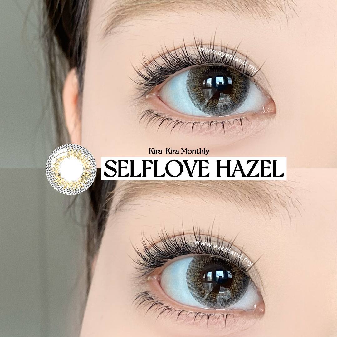 Selflove Hazel-Kira-Kira Monthly Color Lens 2pcs (Eff dia:14.5mm)