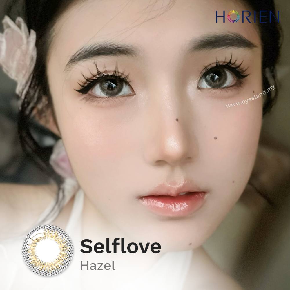 Selflove Hazel-Kira-Kira Monthly Color Lens 2pcs (Eff dia:14.5mm)