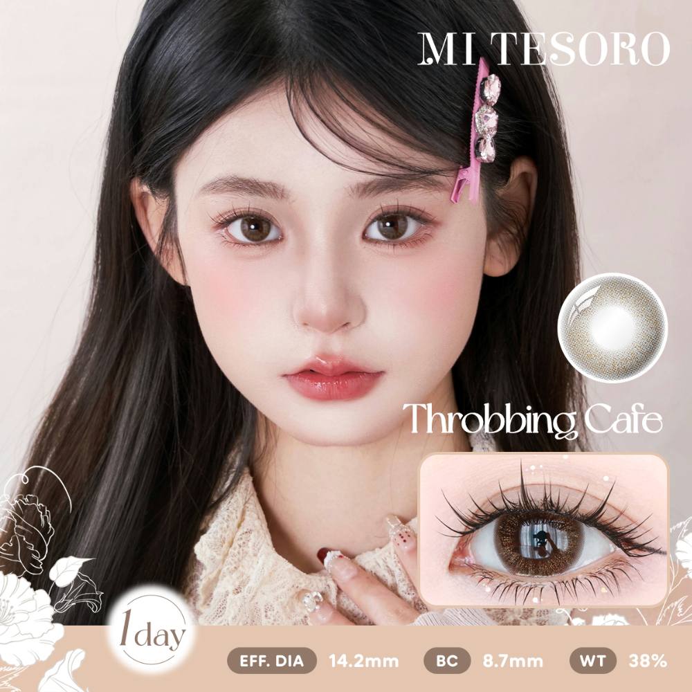 Throbbing Cafe-Mi Tesoro 1 Day Color Con 10pcs (Eff dia:14.2mm)