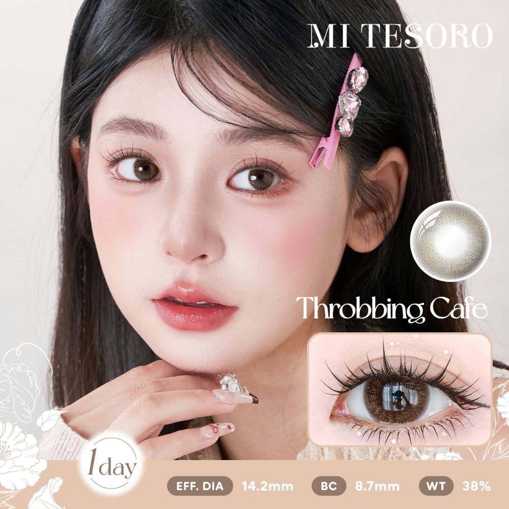 Throbbing Cafe-Mi Tesoro 1 Day Color Con 10pcs (Eff dia:14.2mm)
