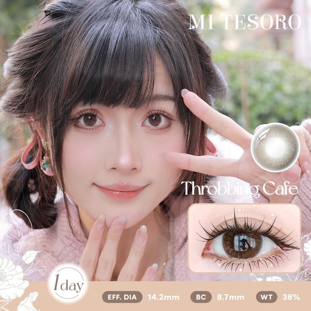 Throbbing Cafe-Mi Tesoro 1 Day Color Con 10pcs (Eff dia:14.2mm)