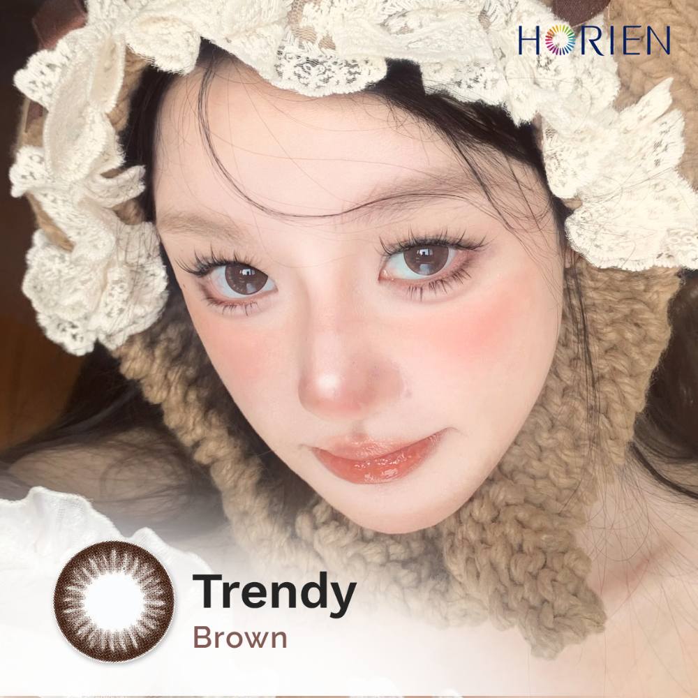 Trendy Brown-Eye Secret 38% Monthly Color Lens 2pcs (Eff dia:16mm)