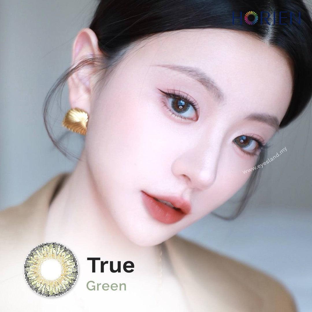 True Green-Eye Secret 38% 1 Day Color Lenses 10pcs (Eff dia:15mm)