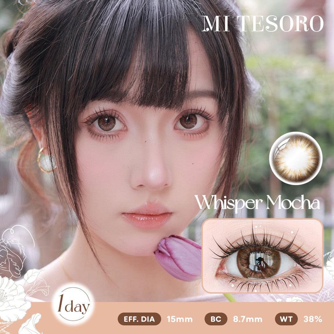 Whisper Mocha-Mi Tesoro 1 Day Color Con 10pcs (Eff dia:15mm)