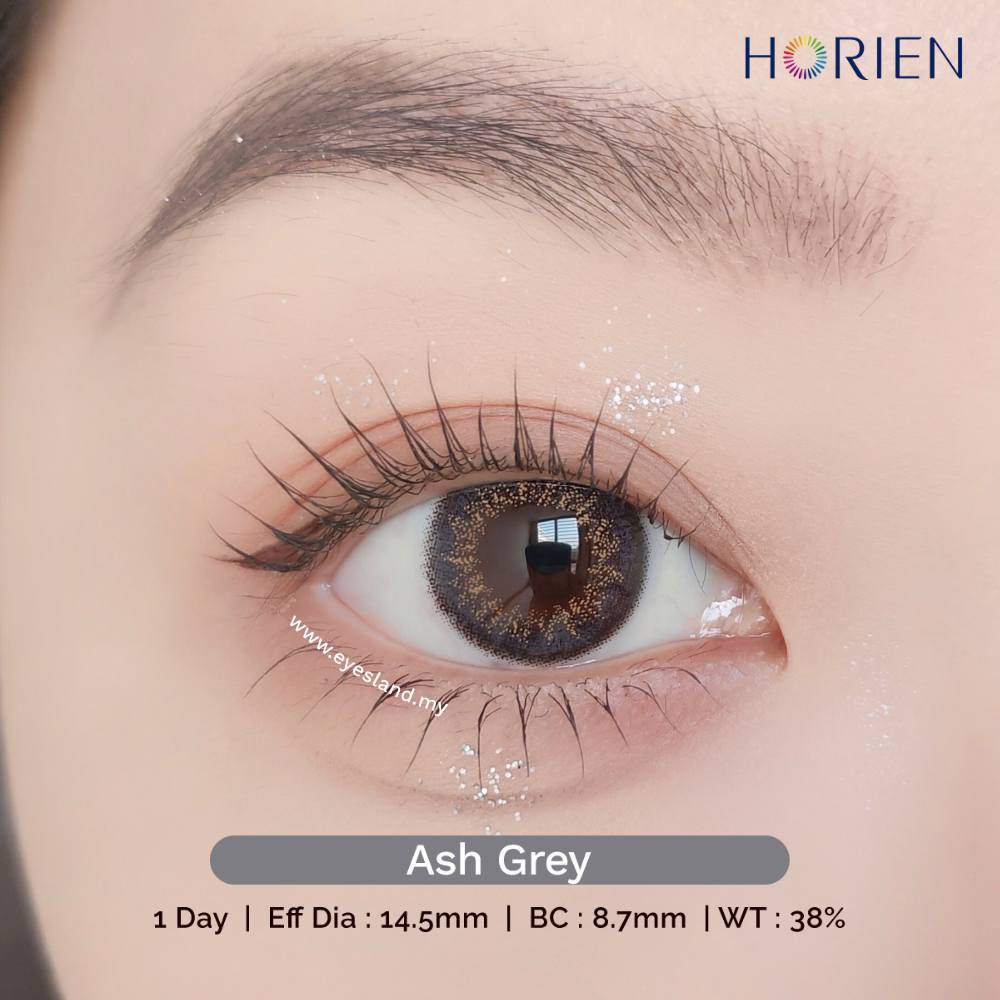 Ash Grey-Eye Secret 38% 1 Day Color Lenses 10pcs (Eff dia:14.5mm)