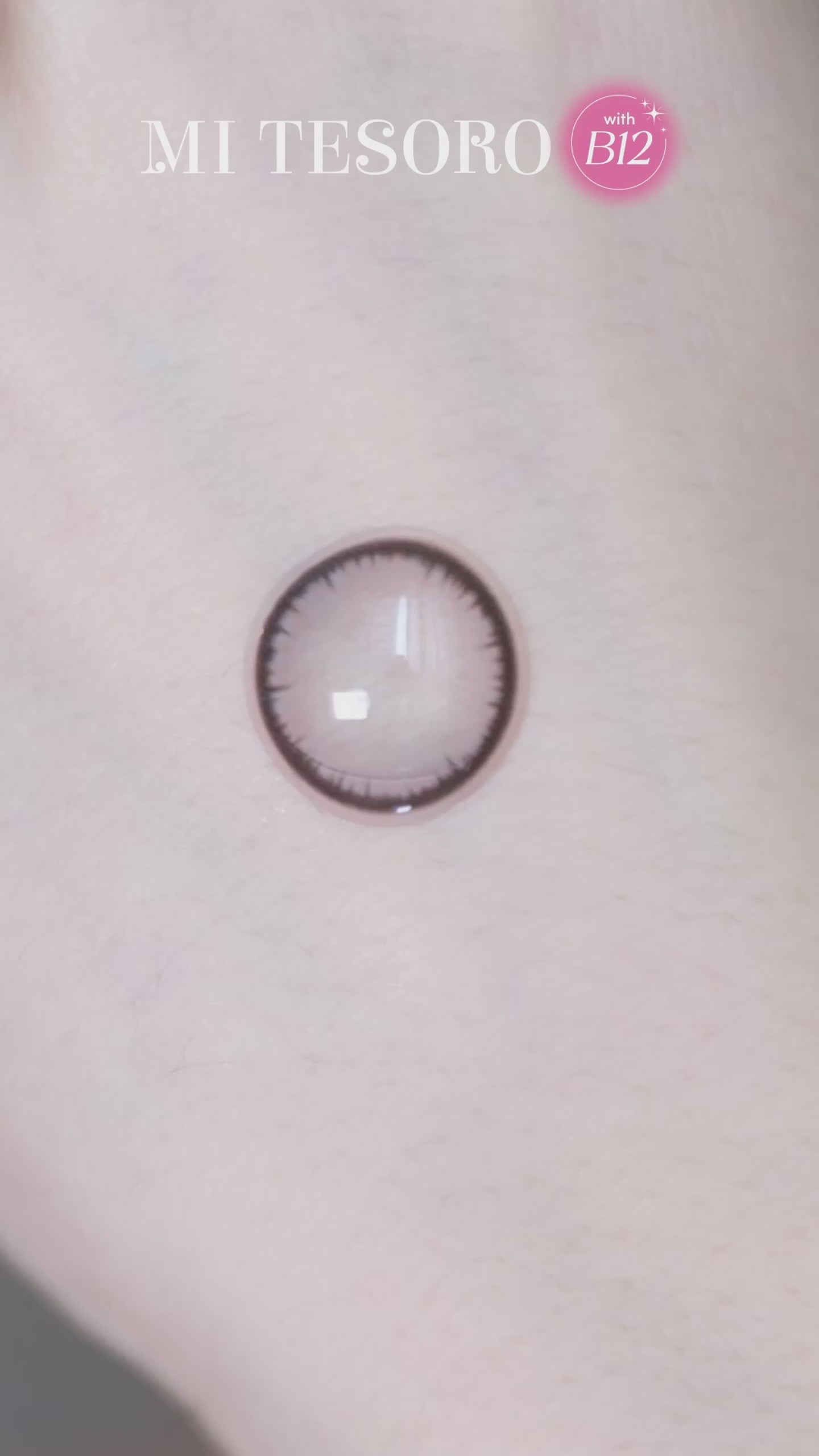 Oolong Tea Grey-Mi Tesoro Monthly Color Con 2pcs (Eff dia:15mm)