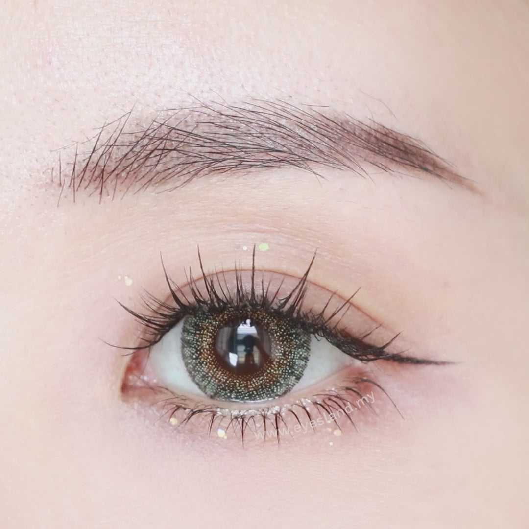 Shine Olive-Eye Secret 38% 3 Month Color Lens 2pcs (Eff dia:15mm)