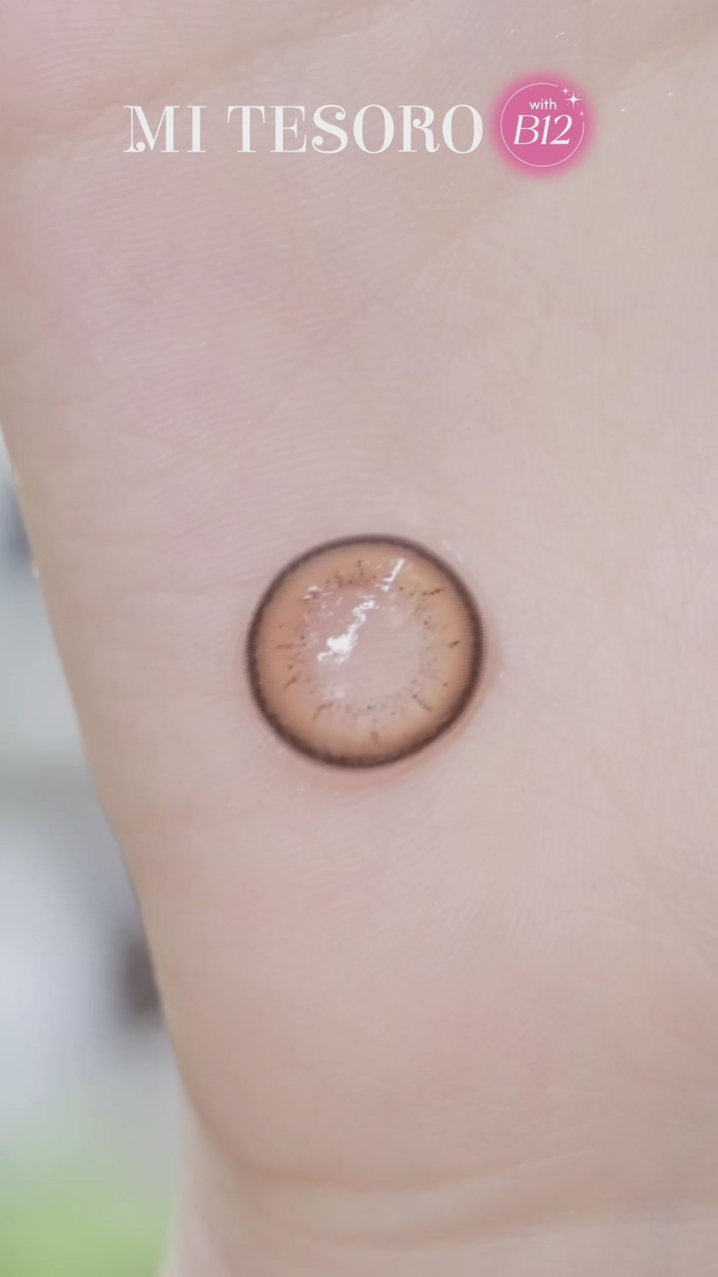 Bubble Pop Brown-Mi Tesoro Monthly Color Con 2pcs (Eff dia:14.5mm)