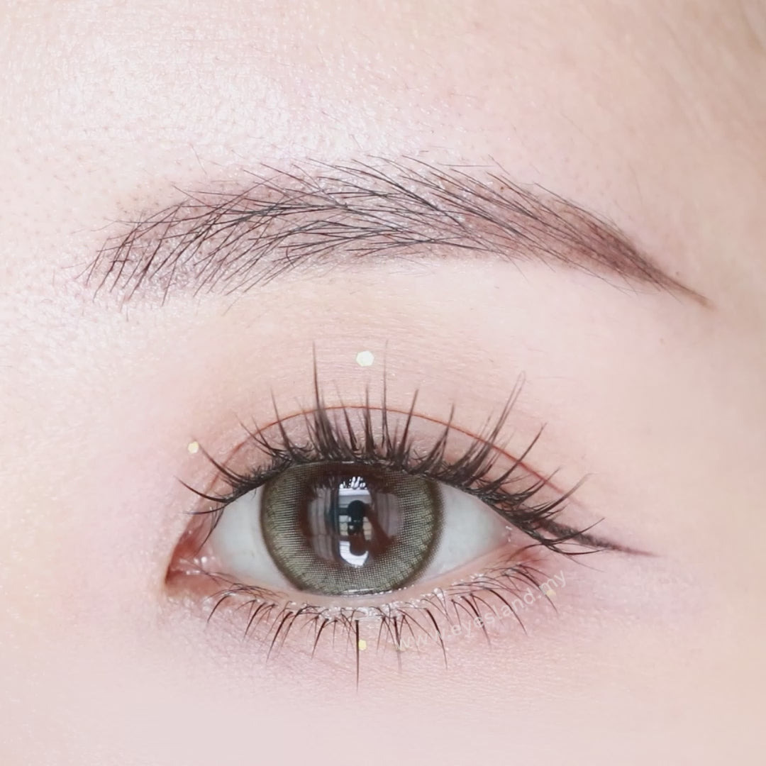 Milky Olive-Mi Tesoro Monthly Color Con 2pcs (Eff dia:14.5mm)