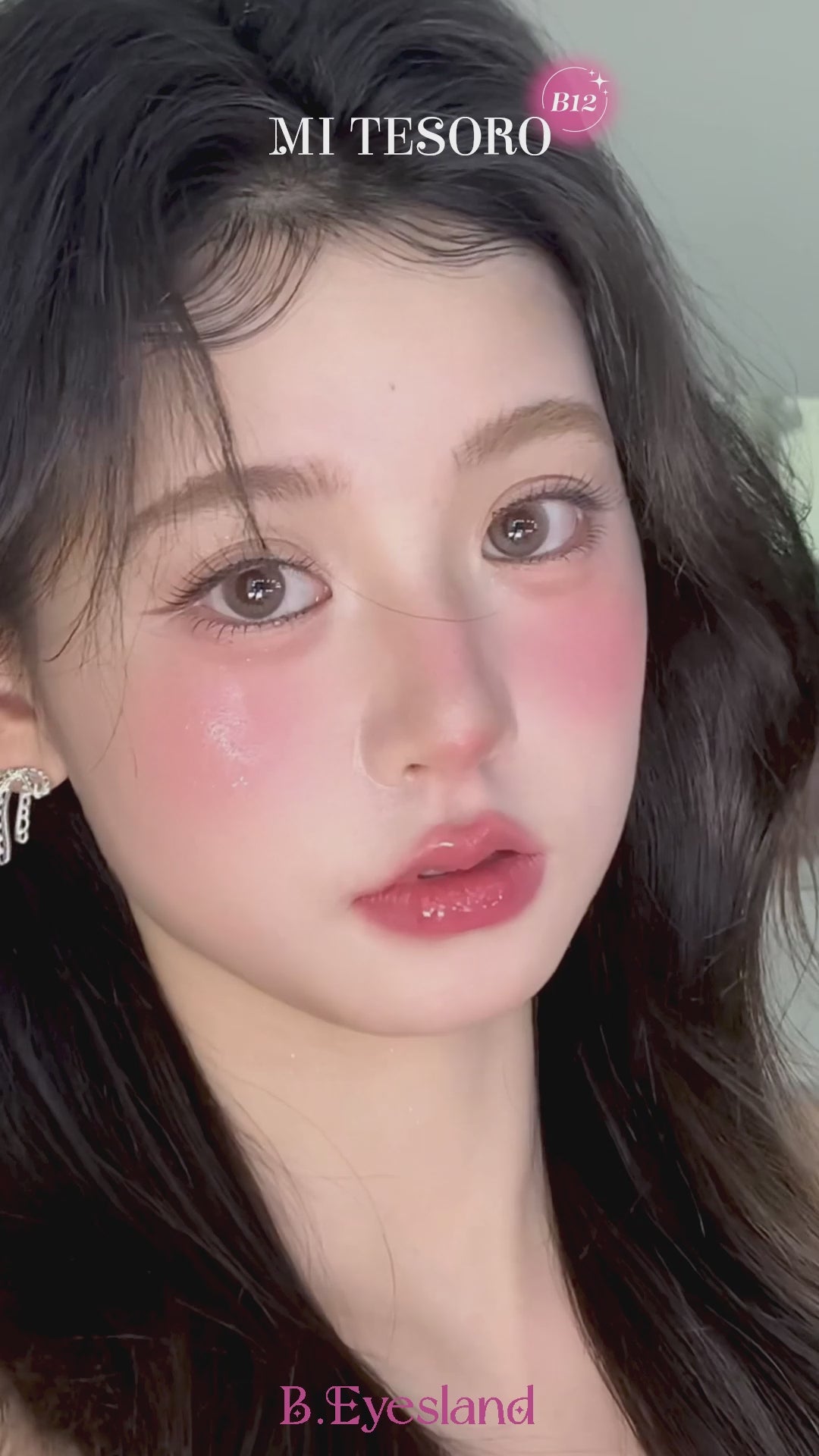 Mellow Grey-Mi Tesoro Monthly Color Con 2pcs (Eff dia:14.5mm)