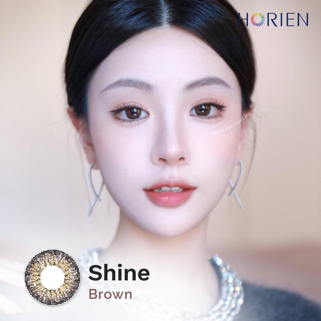 Shine Brown-Eye Secret 38% 3 Month Color Lens 2pcs (Eff dia:16mm)